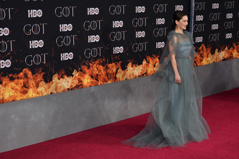 Emilia Clarke attends HBO's "Game of Thrones" eight and final season premiere at Radio City Music Hall in New York, NY, April 3, 2019. Emilia Clarke attends HBO's "Game of Thrones" eight and final season premiere at Radio City Music Hall in New York, NY, April 3, 2019.