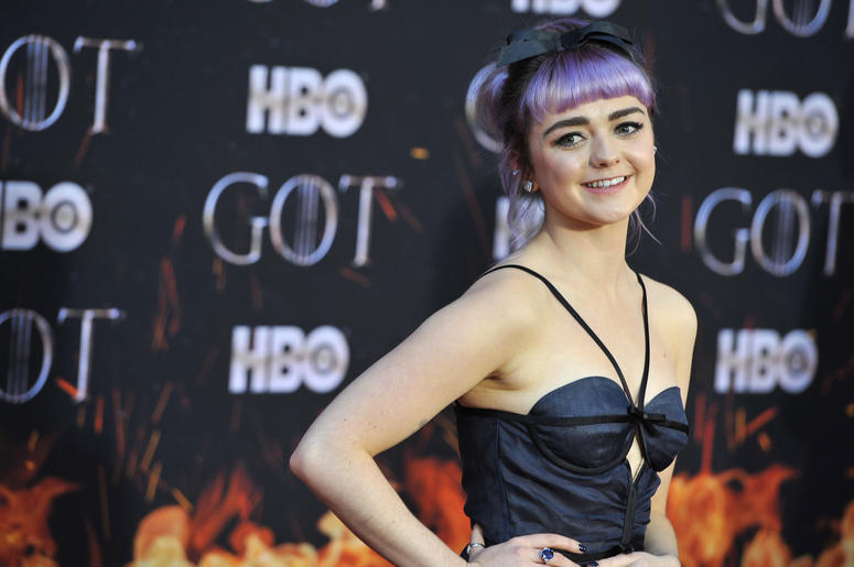 Maisie Williams attends HBO's "Game of Thrones" eight and final season premiere at Radio City Music Hall in New York, NY, April 3, 2019. ( Maisie Williams attends HBO's "Game of Thrones" eight and final season premiere at Radio City Music Hall in New York, NY, April 3, 2019. (