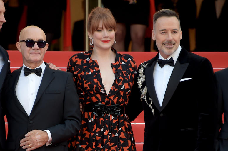 Bernie Taupin, Taron Egerton, Bryce Dallas Howard Bernie Taupin, Taron Egerton, Bryce Dallas Howard