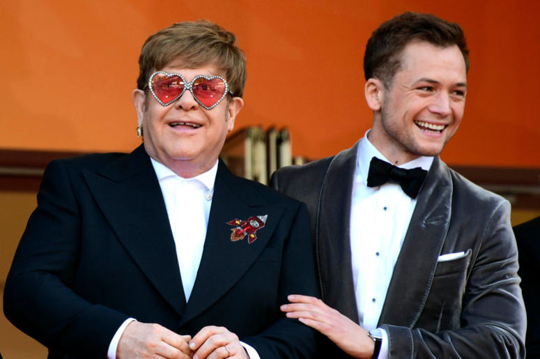 72nd Cannes Film Festival 2019, Red Carpet Rocketman. Pictured : Elton John, Taron Egerton 72nd Cannes Film Festival 2019, Red Carpet Rocketman. Pictured : Elton John, Taron Egerton