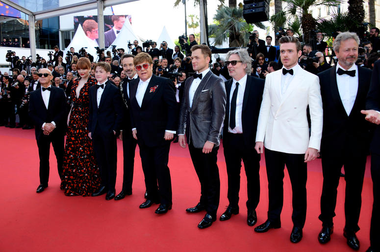 72nd Cannes Film Festival 2019, Red Carpet Rocketman. Pictured : Elton John, Cast Rocketman 72nd Cannes Film Festival 2019, Red Carpet Rocketman. Pictured : Elton John, Cast Rocketman