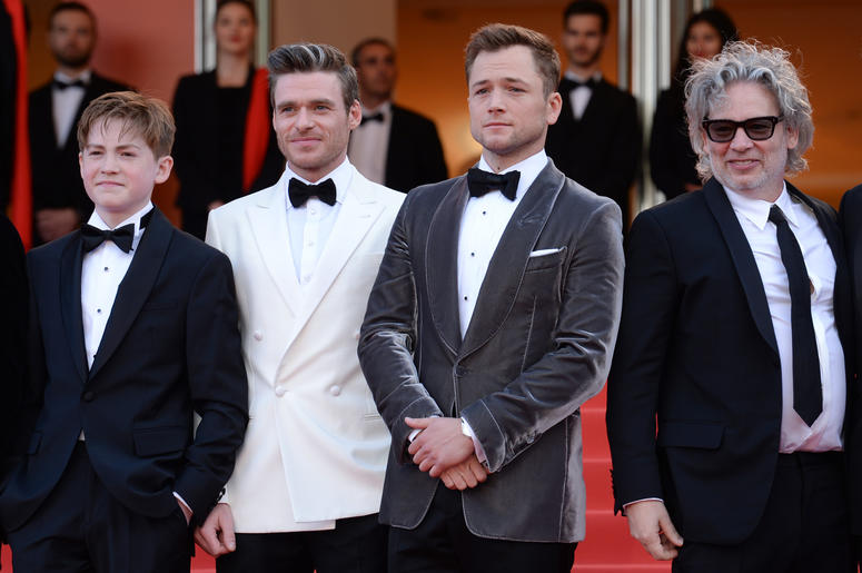 Kit Connor, Richard Madden, Taron Egerton and Dexter Fletcher attending the Rocketman premiere, held at the Grand Theatre Lumiere during the 72nd Cannes Film Festival. Kit Connor, Richard Madden, Taron Egerton and Dexter Fletcher attending the Rocketman premiere, held at the Grand Theatre Lumiere during the 72nd Cannes Film Festival.