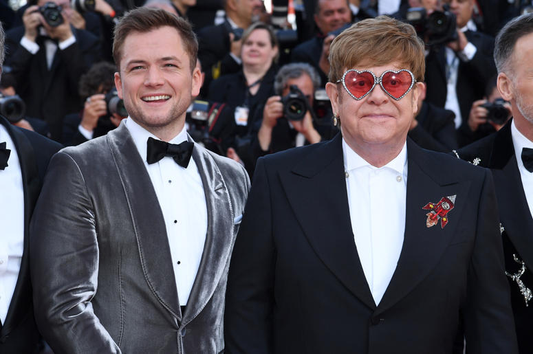 Taron Egerton and Sir Elton John attending the Rocketman premiere, held at the Grand Theatre Lumiere during the 72nd Cannes Film Festival. Taron Egerton and Sir Elton John attending the Rocketman premiere, held at the Grand Theatre Lumiere during the 72nd Cannes Film Festival.