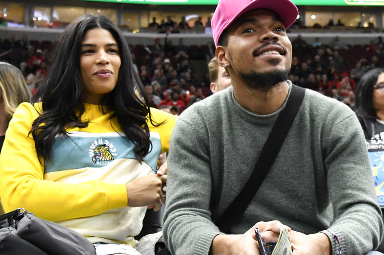 Chance the Rapper and Kirsten Corley