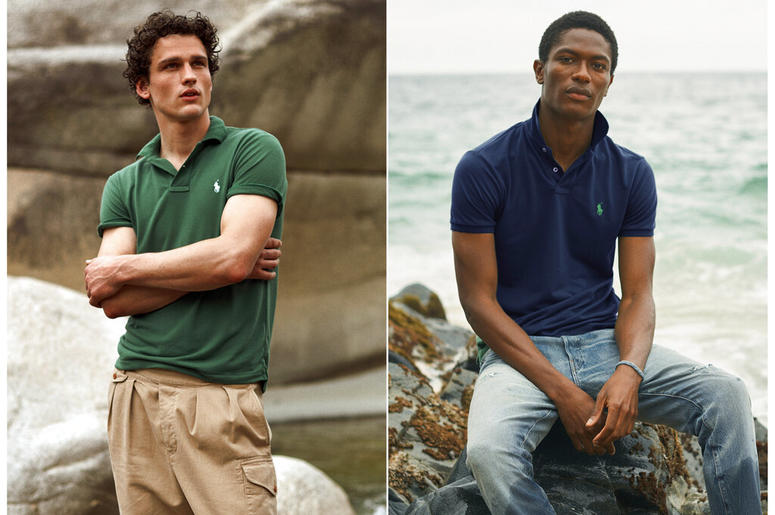 Ralph Lauren shows Polo shirts made from recycled plastic bottles