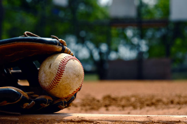 baseball glove and ball baseball glove and ball