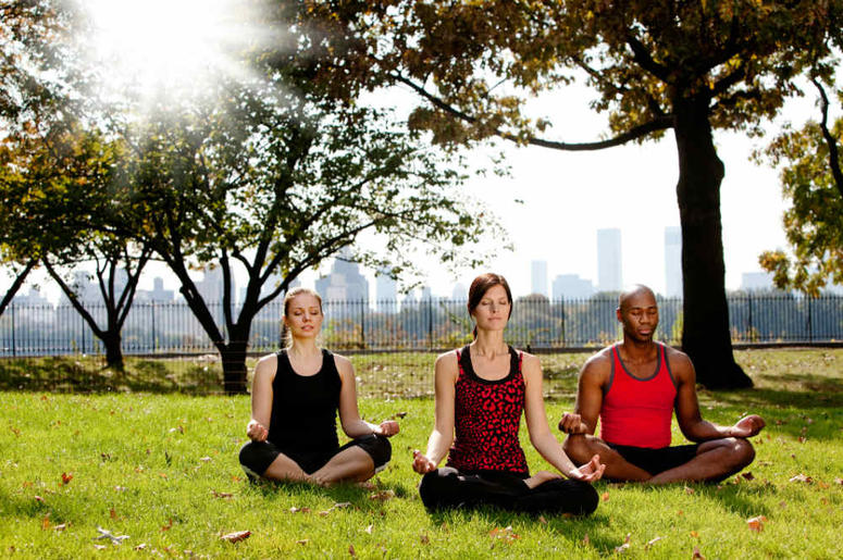 Yoga in the park Yoga in the park