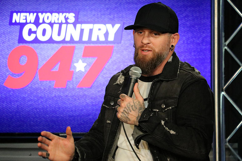 Brantley Gilbert in the RADIO.COM Theater with Jesse Addy