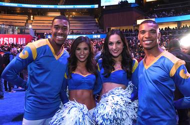 Rams Male Cheerleaders Rams Male Cheerleaders