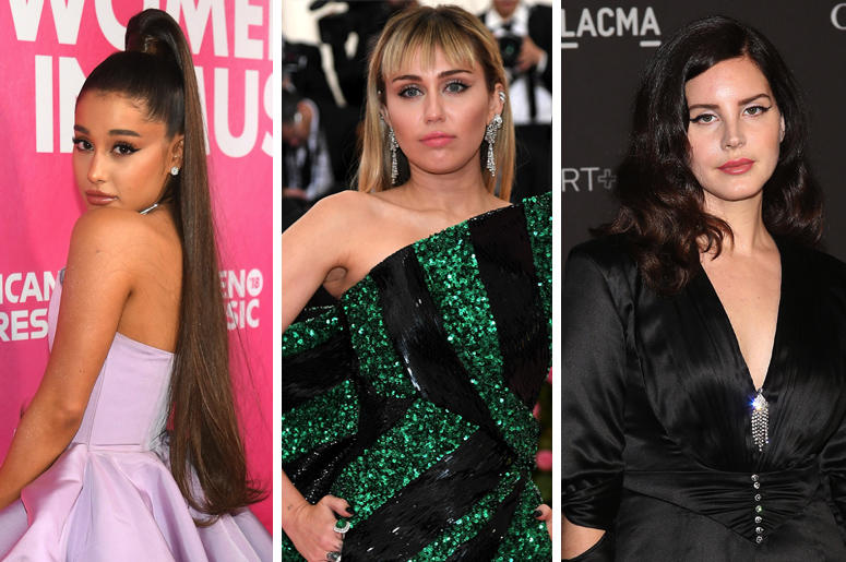 Ariana Grande Miley Cyrus Lana Del Ray Ariana Grande Miley Cyrus Lana Del Ray