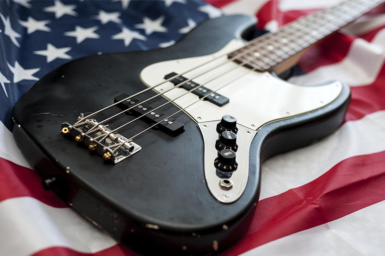 American Flag Guitar American Flag Guitar