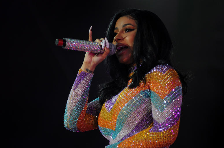 Cardi B performs during the 2019 Bonnaroo Music & Arts Festival in Manchester, Tennessee Cardi B performs during the 2019 Bonnaroo Music & Arts Festival in Manchester, Tennessee
