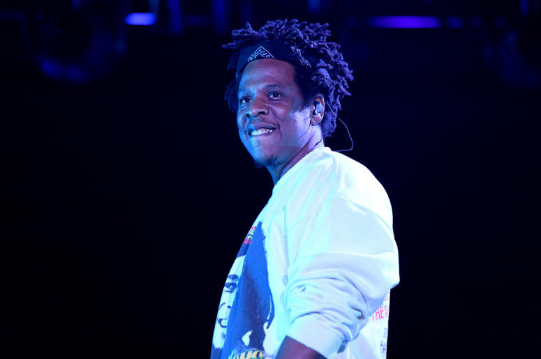 Jay-Z performs onstage at SOMETHING IN THE WATER Jay-Z performs onstage at SOMETHING IN THE WATER