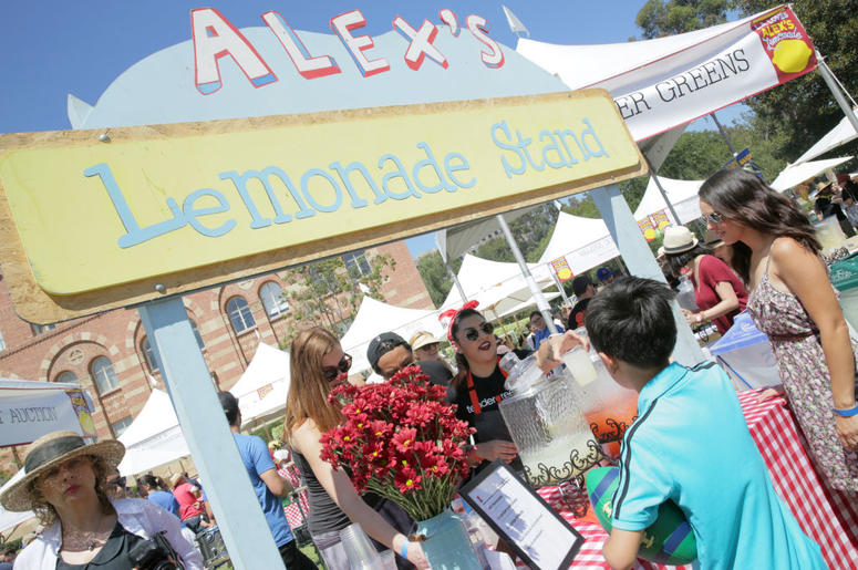 LOS ANGELES, CA - SEPTEMBER 08: Alex's Lemonade Stand at 2018 LA Loves Alex's Lemonade at UCLA Royce Quad on September 8, 2018 in Los Angeles, California.
