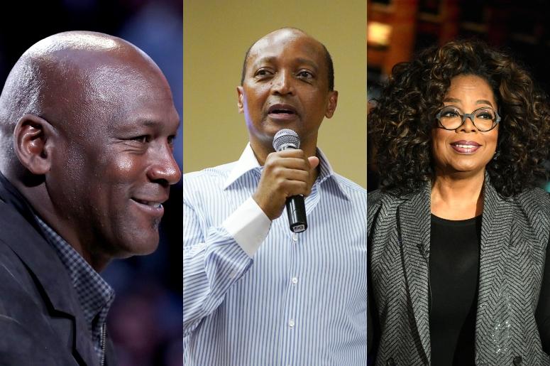 Michael Jordan, Patrice Motsepe, Oprah Winfrey Michael Jordan, Patrice Motsepe, Oprah Winfrey