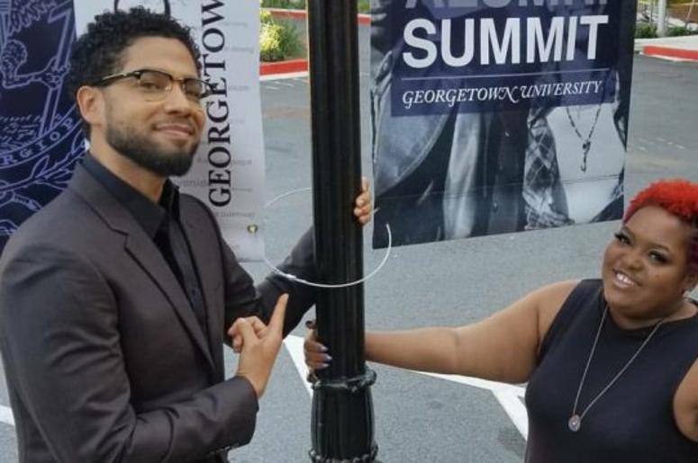 Jussie Smollett and Poet Taylor Jussie Smollett and Poet Taylor