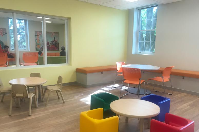Mayor Muriel Bowser cut the ribbon on a brand new Ward 5 short-term family housing facility The Sterling. Mayor Muriel Bowser cut the ribbon on a brand new Ward 5 short-term family housing facility The Sterling.
