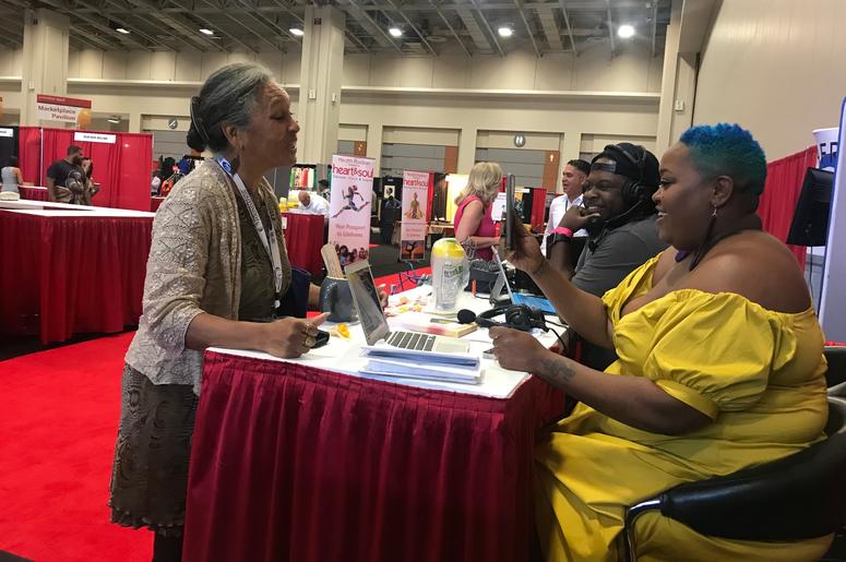 Poet broadcasts live from Congressional Black Caucus Foundation Conference. Poet broadcasts live from Congressional Black Caucus Foundation Conference.