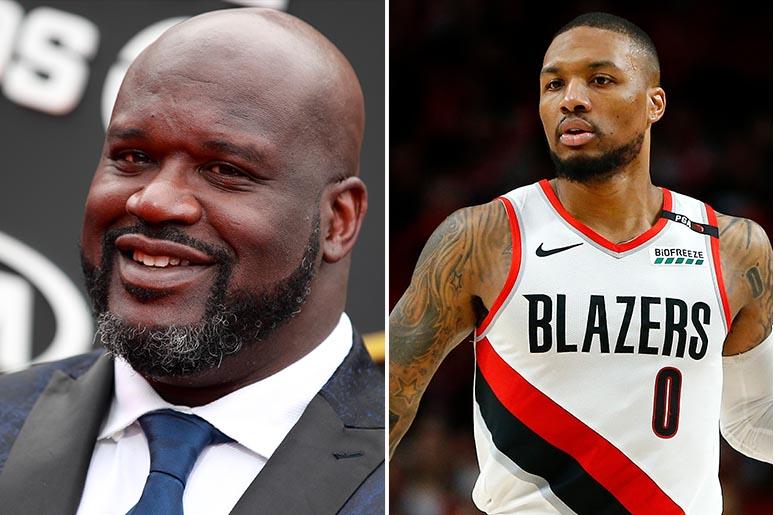 Damian Lillard responds to Shaq diss track. Damian Lillard responds to Shaq diss track.