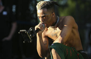 XXXTentacion performs during the second day of the Rolling Loud Festival in downtown Miami on Saturday, May 6, 2017. XXXTentacion performs during the second day of the Rolling Loud Festival in downtown Miami on Saturday, May 6, 2017.