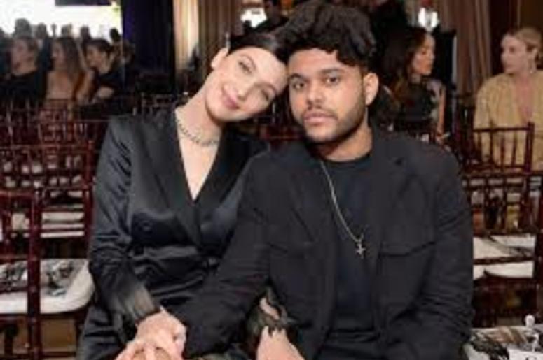 THE WEEKND AND BELLA BACK The WEEKND AND BELLA BACK