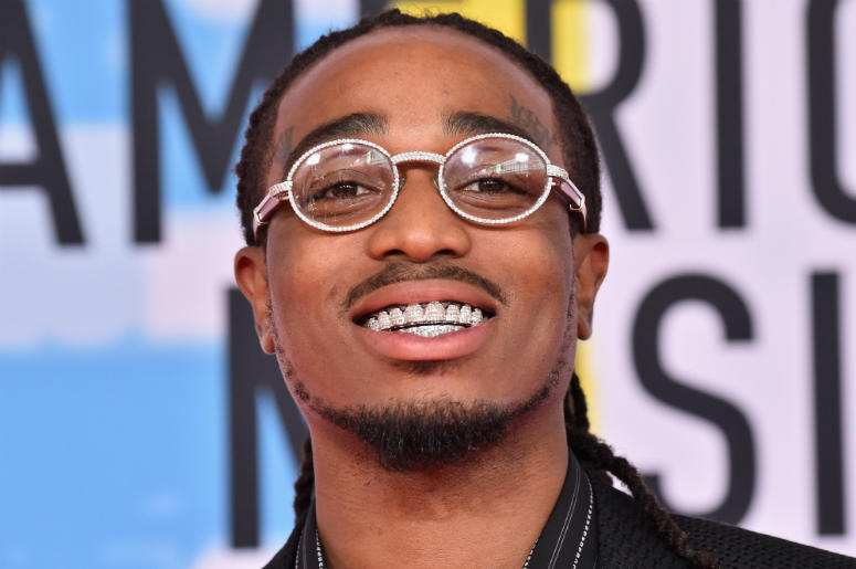 Quavo Quavo attends the 2018 American Music Awards at Microsoft Theater on October 9, 2018 in Los Angeles, California.