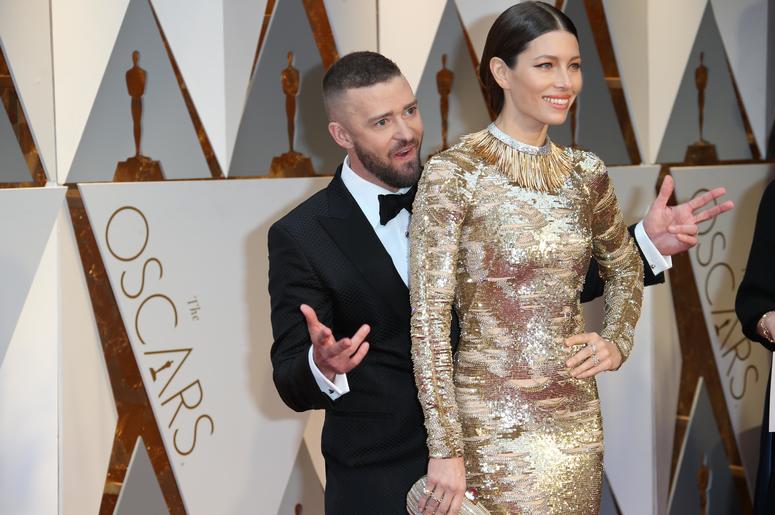 Justin Timberlake and Jessica Biel
