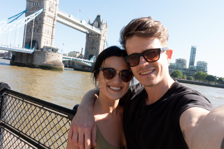 Morgan and her boyfriend, David Morgan and her boyfriend, David