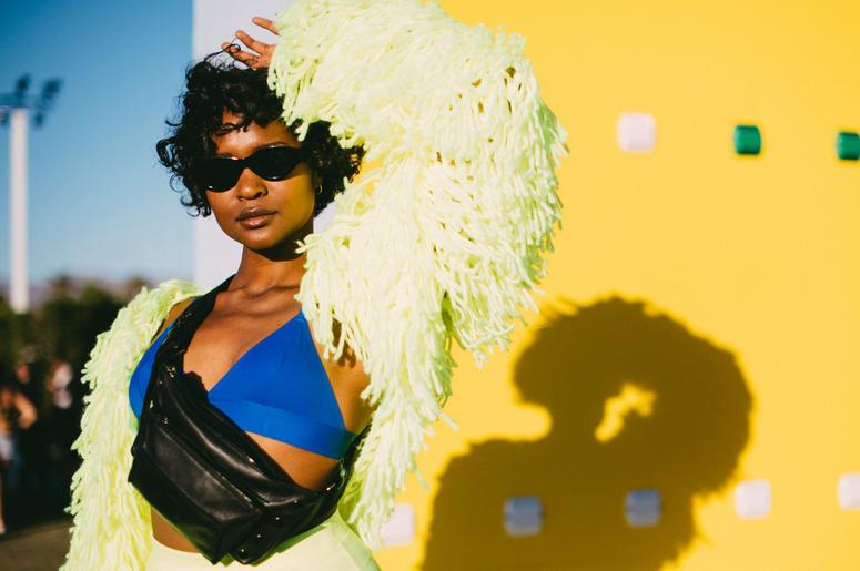 INDIO, CALIFORNIA - APRIL 12: (EDITORS NOTE: Image has been processed using digital filters) Festivalgoer street style at The 2019 Coachella Valley Music And Arts Festival - Weekend 1 on April 12, 2019 in Indio, California. (Photo by Matt Winkelmeyer/Gett INDIO, CALIFORNIA - APRIL 12: (EDITORS NOTE: Image has been processed using digital filters) Festivalgoer street style at The 2019 Coachella Valley Music And Arts Festival - Weekend 1 on April 12, 2019 in Indio, California. (Photo by Matt Winkelmeyer/Gett