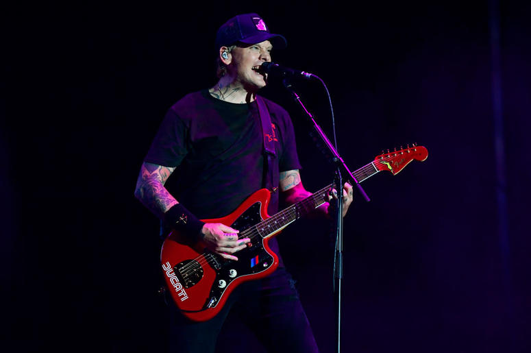 ATLANTIC CITY, NJ - JUNE 30: Matt Skiba of Blink-182 performs during the second and final day of Warped Tour on June 30, 2019 in Atlantic City, New Jersey. (Photo by Corey Perrine/Getty Images) ATLANTIC CITY, NJ - JUNE 30: Matt Skiba of Blink-182 performs during the second and final day of Warped Tour on June 30, 2019 in Atlantic City, New Jersey. (Photo by Corey Perrine/Getty Images)