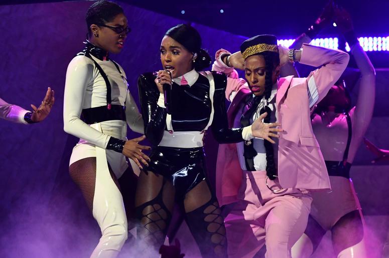 February 10, 2019; Los Angeles, CA, USA; Janelle Monae performs Make Me Feel during the 61st Annual GRAMMY Awards on Feb. 10, 2019 at STAPLES Center in Los Angeles, Calif. Mandatory Credit: Robert Hanashiro-USA TODAY NETWORK February 10, 2019; Los Angeles, CA, USA; Janelle Monae performs Make Me Feel during the 61st Annual GRAMMY Awards on Feb. 10, 2019 at STAPLES Center in Los Angeles, Calif. Mandatory Credit: Robert Hanashiro-USA TODAY NETWORK