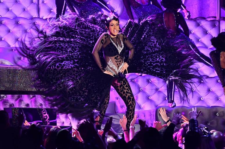 February 10, 2019; Los Angeles, CA, USA; Cardi B performs \"Money\" during the 61st Annual GRAMMY Awards on Feb. 10, 2019 at STAPLES Center in Los Angeles, Calif. Mandatory Credit: Robert Hanashiro-USA TODAY NETWORK February 10, 2019; Los Angeles, CA, USA; Cardi B performs \"Money\" during the 61st Annual GRAMMY Awards on Feb. 10, 2019 at STAPLES Center in Los Angeles, Calif. Mandatory Credit: Robert Hanashiro-USA TODAY NETWORK