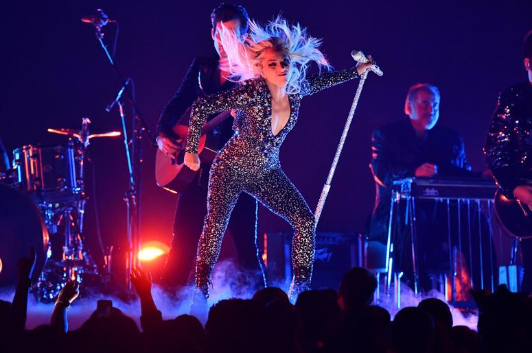 February 10, 2019; Los Angeles, CA, USA; Lady Gaga performs \"Shallow\" during the 61st Annual GRAMMY Awards on Feb. 10, 2019 at STAPLES Center in Los Angeles, Calif. Mandatory Credit: Robert Hanashiro-USA TODAY NETWORK February 10, 2019; Los Angeles, CA, USA; Lady Gaga performs \"Shallow\" during the 61st Annual GRAMMY Awards on Feb. 10, 2019 at STAPLES Center in Los Angeles, Calif. Mandatory Credit: Robert Hanashiro-USA TODAY NETWORK