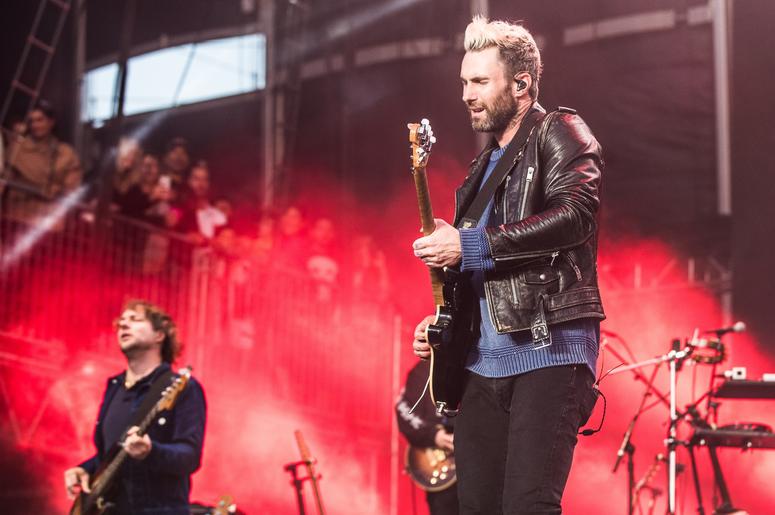 Musicians Adam Levine and Mickey Madden of Maroon 5 perform on Day One of BottleRock Napa Valley 2017 on May 26, 2017 in Napa, California. (Photo by Chris Tuite/ImageSPACE) *** Please Use Credit from Credit Field *** Musicians Adam Levine and Mickey Madden of Maroon 5 perform on Day One of BottleRock Napa Valley 2017 on May 26, 2017 in Napa, California. (Photo by Chris Tuite/ImageSPACE) *** Please Use Credit from Credit Field ***