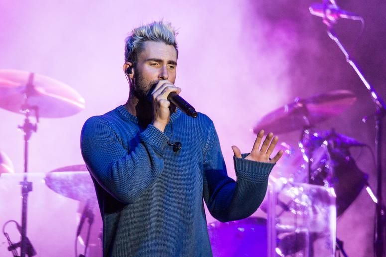 Adam Levine of Maroon 5 during the BottleRock Napa Valley Music Festival on May 26, 2017, in Napa, California (Photo by Daniel DeSlover/imageSPACE) *** Please Use Credit from Credit Field *** Adam Levine of Maroon 5 during the BottleRock Napa Valley Music Festival on May 26, 2017, in Napa, California (Photo by Daniel DeSlover/imageSPACE) *** Please Use Credit from Credit Field ***
