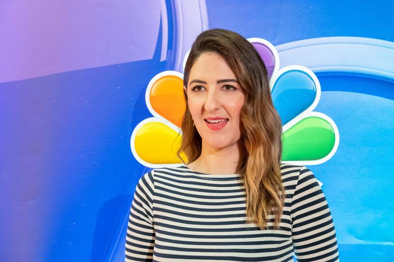 D'Arcy Carde fromTHE GOOD PLACE is seen on the red carpet during the NBC Fall Junket at the Four Seasons Hotel in New York, NY on September 6, 2018. (Photo by Albin Lohr-Jones) D'Arcy Carde fromTHE GOOD PLACE is seen on the red carpet during the NBC Fall Junket at the Four Seasons Hotel in New York, NY on September 6, 2018.