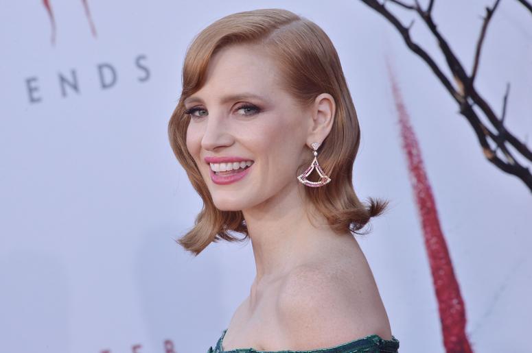 Jessica Chastain arrives at the Warner Bros. Pictures' IT CHAPTER TWO Premiere held at the Regency Village Theatre in Westwood, CA on Monday, August 26, 2019. (Photo By Sthanlee B. Mirador/Sipa USA) Jessica Chastain arrives at the Warner Bros. Pictures' IT CHAPTER TWO Premiere held at the Regency Village Theatre in Westwood, CA on Monday, August 26, 2019. (Photo By Sthanlee B. Mirador/Sipa USA)