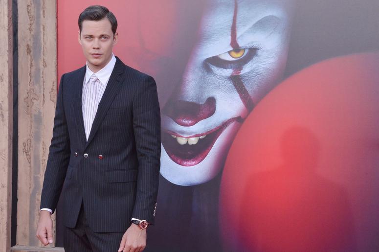 Bill Skarsgård arrives at the Warner Bros. Pictures' IT CHAPTER TWO Premiere held at the Regency Village Theatre in Westwood, CA on Monday, August 26, 2019. (Photo By Sthanlee B. Mirador/Sipa USA) Bill Skarsgård arrives at the Warner Bros. Pictures' IT CHAPTER TWO Premiere held at the Regency Village Theatre in Westwood, CA on Monday, August 26, 2019. (Photo By Sthanlee B. Mirador/Sipa USA)