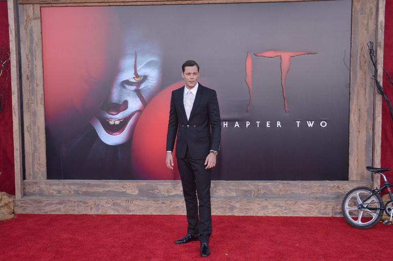 Bill Skarsgård arrives at the Warner Bros. Pictures' IT CHAPTER TWO Premiere held at the Regency Village Theatre in Westwood, CA on Monday, August 26, 2019. (Photo By Sthanlee B. Mirador/Sipa USA) Bill Skarsgård arrives at the Warner Bros. Pictures' IT CHAPTER TWO Premiere held at the Regency Village Theatre in Westwood, CA on Monday, August 26, 2019. (Photo By Sthanlee B. Mirador/Sipa USA)