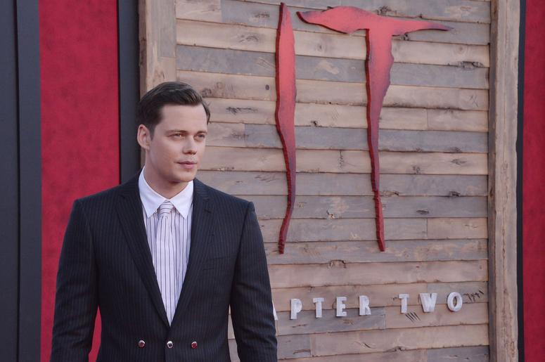 Bill Skarsgård arrives at the Warner Bros. Pictures' IT CHAPTER TWO Premiere held at the Regency Village Theatre in Westwood, CA on Monday, August 26, 2019. (Photo By Sthanlee B. Mirador/Sipa USA) Bill Skarsgård arrives at the Warner Bros. Pictures' IT CHAPTER TWO Premiere held at the Regency Village Theatre in Westwood, CA on Monday, August 26, 2019. (Photo By Sthanlee B. Mirador/Sipa USA)