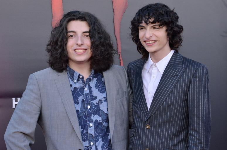 (L-R) Nick Wolfhard and Finn Wolfhard at the Warner Bros. Pictures' IT CHAPTER TWO Premiere held at the Regency Village Theatre in Westwood, CA on Monday, August 26, 2019. (Photo By Sthanlee B. Mirador/Sipa USA) (L-R) Nick Wolfhard and Finn Wolfhard at the Warner Bros. Pictures' IT CHAPTER TWO Premiere held at the Regency Village Theatre in Westwood, CA on Monday, August 26, 2019. (Photo By Sthanlee B. Mirador/Sipa USA)