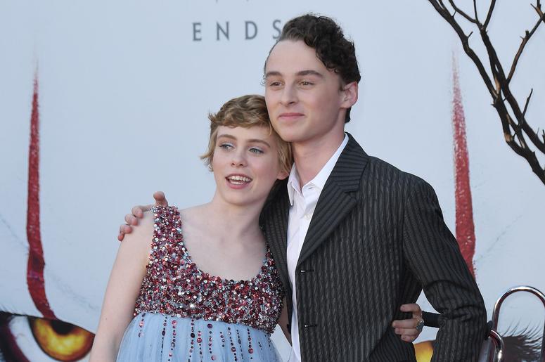 (L-R) Sophia Lillis and Wyatt Oleff at the Warner Bros. Pictures' IT CHAPTER TWO Premiere held at the Regency Village Theatre in Westwood, CA on Monday, August 26, 2019. (Photo By Sthanlee B. Mirador/Sipa USA) (L-R) Sophia Lillis and Wyatt Oleff at the Warner Bros. Pictures' IT CHAPTER TWO Premiere held at the Regency Village Theatre in Westwood, CA on Monday, August 26, 2019. (Photo By Sthanlee B. Mirador/Sipa USA)