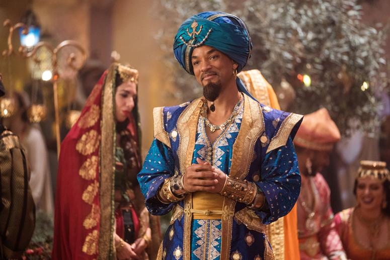 Will Smith is Genie in Disney’s live-action ALADDIN., directed by Guy Ritchie. Will Smith is Genie in Disney’s live-action ALADDIN., directed by Guy Ritchie.