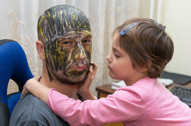 Father Face Colored