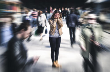 Panic Attack Woman woman panic attack in public