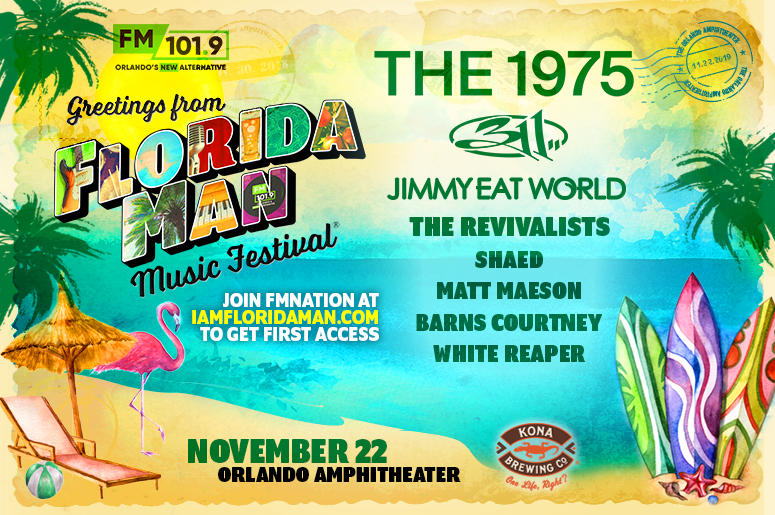 Florida Man Music Festval Full Banner Florida Man Music Festival