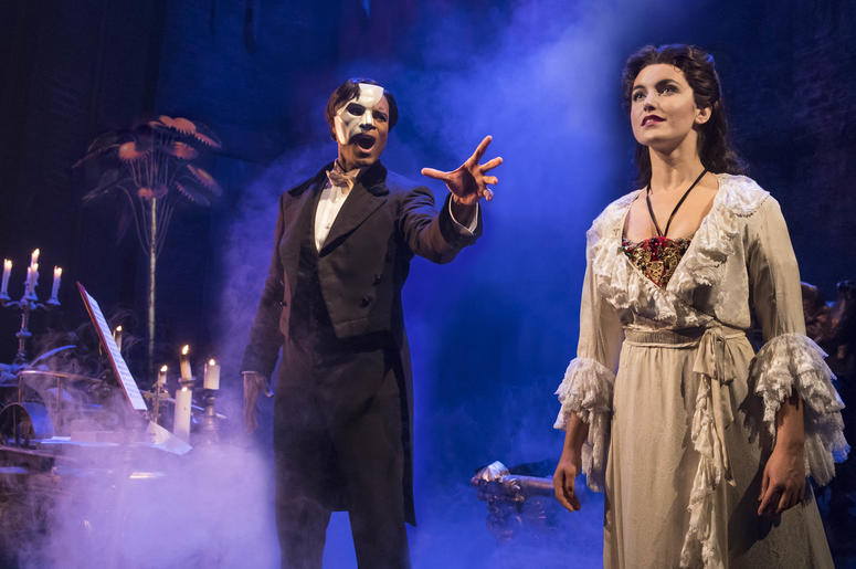 Phantom of the Opera Derrick Davis with Allan, Mike & Mary on WRCH