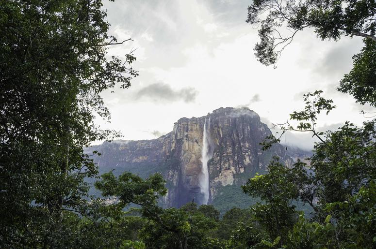 One of Alford's recent stops at Angel Falls in Venezuela Angel Falls in Venezuela