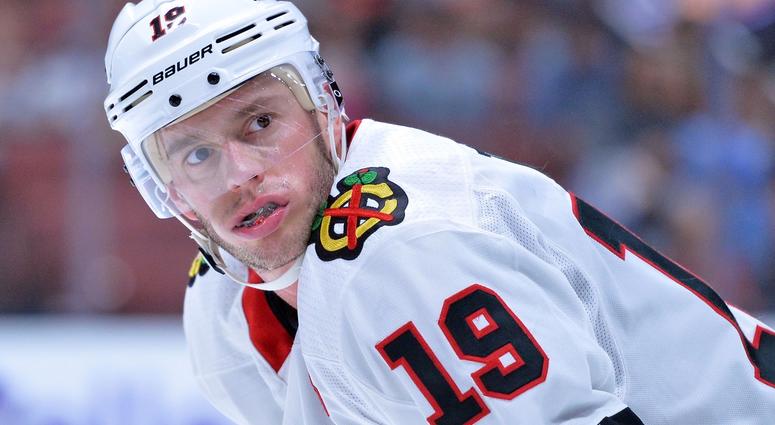 Blackhawks center Jonathan Toews Blackhawks center Jonathan Toews