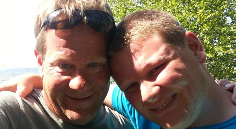Dan McNeil, left, and his son Patrick Dan McNeil, left, and his son Patrick